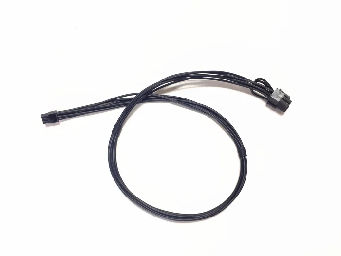 10 unids/lote Mini Cable de alimentación PCIe PCI-E de 6 pines a 8(6 + 2) pines para Apple iMAC Mac Pro G5 tarjeta de vídeo de torre 60cm 6P macho a 8 pines macho - imagen 3