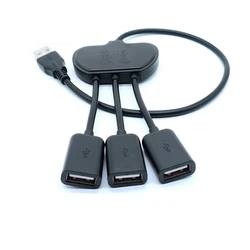 Hub USB 2.0 de alta velocidad concentrador divisor para PC y portátil