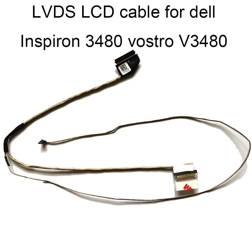 0JC1KK Cable de vídeo de pantalla LCD LVDS para Dell Inspiron 14 3000 3480 3482 Vostro V3481 V3482 CN-0JC1KK JC1KK DC 020038 E00 FHD 30Pin - imagen 3