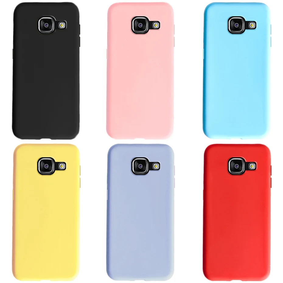 Para Samsung A5 2016 2017 funda de teléfono de silicona de color suave para Samsung Galaxy A 5 A5 2016 2017 A510F A520F funda Fundas