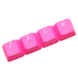 Taihao Teclas de goma Cherry MX OEM - 4 piezas Z X C V Neón