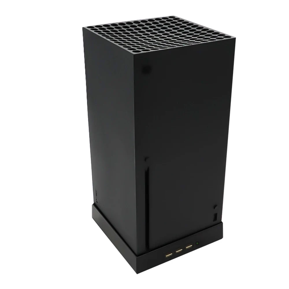 Soporte Vertical con 2 ventiladores de refrigeración, Enfriador de 3 velocidades para Xbox Series X, soporte para consola de juegos con 3 puertos USB, nuevo - imagen 3