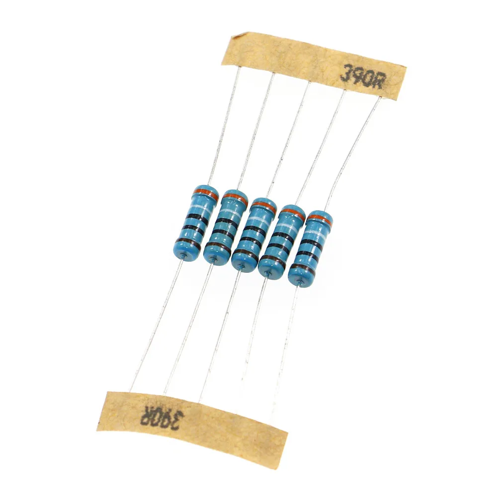 500 Uds 100 valores x 5 uds 1W 1% resistencia de película metálica 10 ohm-1M ohm juego surtido - imagen 2