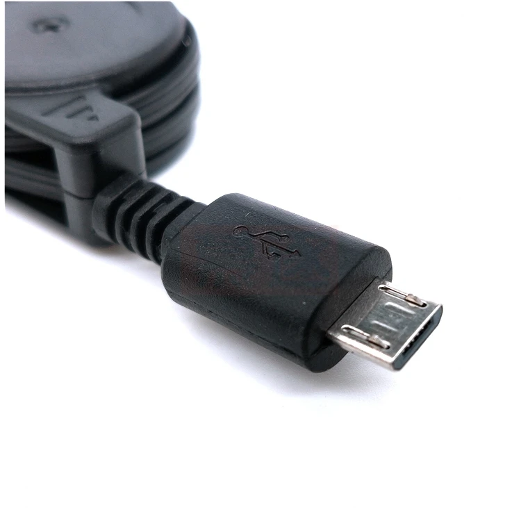 Cable de datos USB 2,0 a Micro USB, adaptador de 5 pines en espiral, Cables de carga de datos USB digitales, conector, Cable cargador USB - imagen 3
