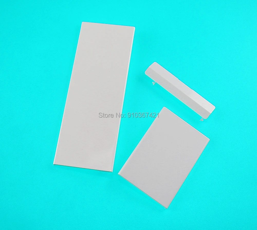 1 Juego para Nintendo Wii 3 en 1 cubierta antipolvo de plástico tira lateral SD tarjeta de memoria cubierta de ranura de puerta cubierta de marco de puerta tapa protectora - imagen 3