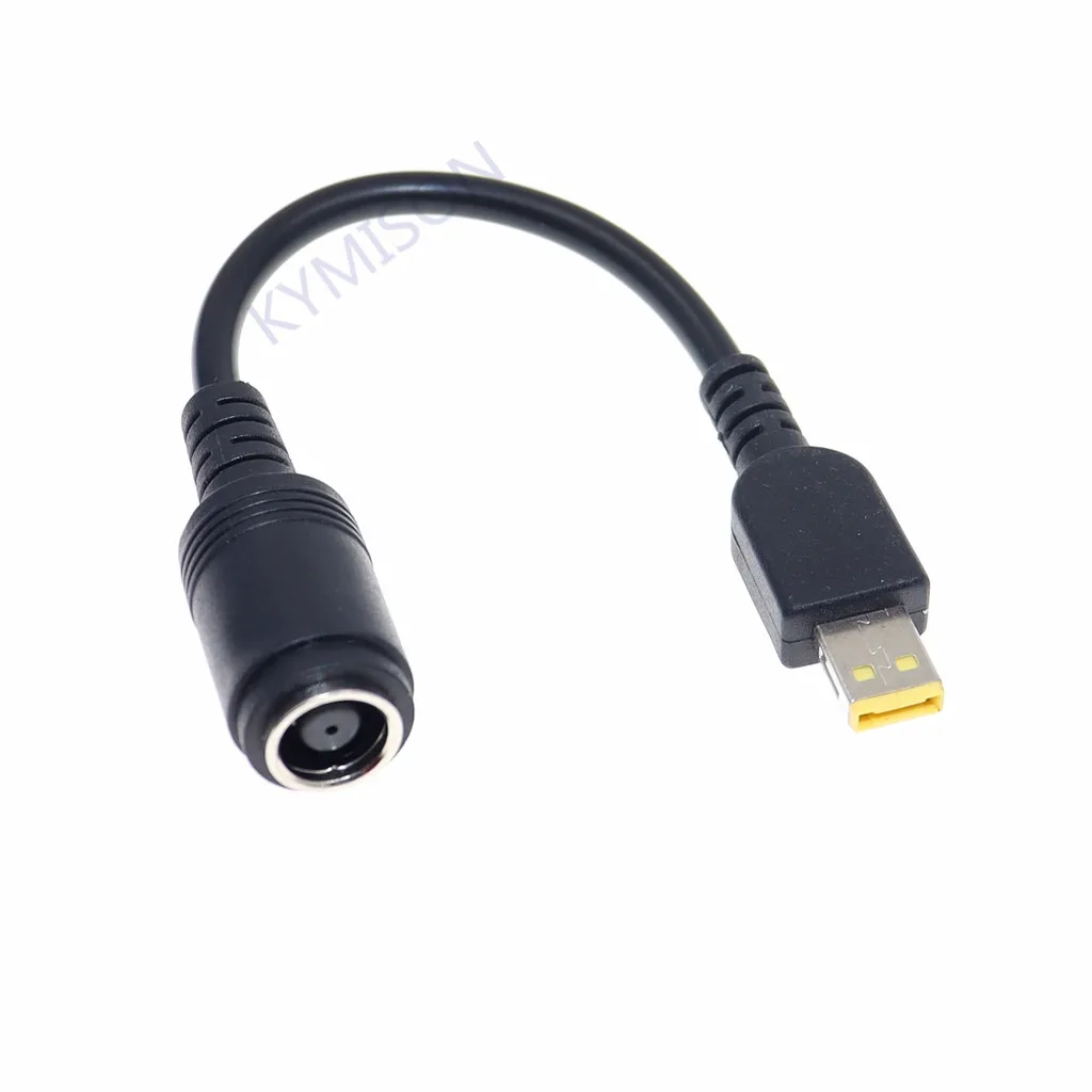 Convertidor de enchufe de 7,9x5,5mm a clavija cuadrada, adaptador de corriente para ordenador portátil, Cable conector para Lenovo ThinkPad 10 Helix 2 4X20E75066 - imagen 2