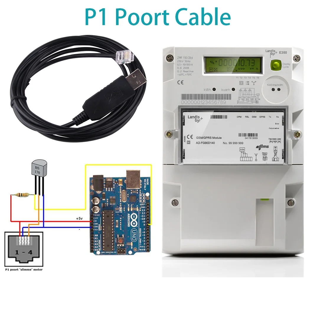 Cable conexión Smart Meter Windows Mac Linux