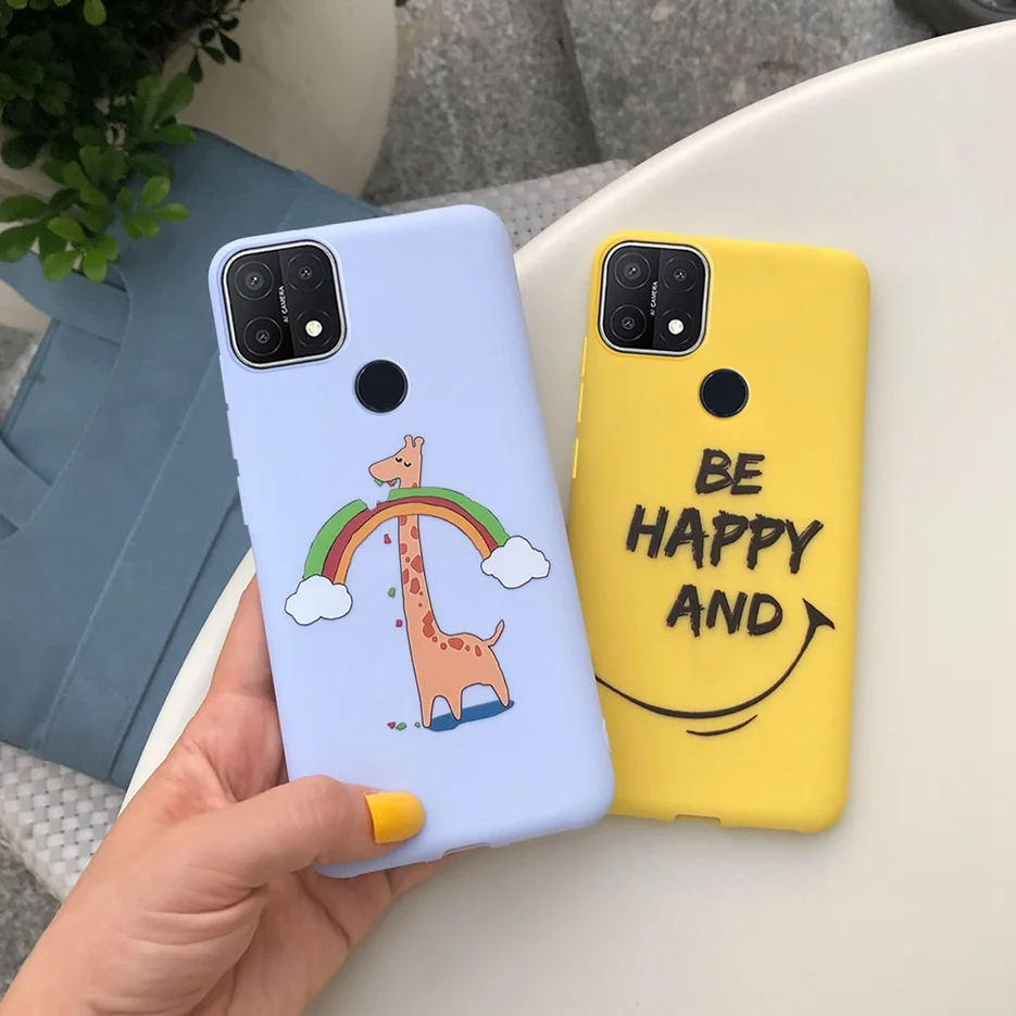 Funda de teléfono para OPPO A15, carcasa suave y delgada con corazón de amor, carcasa trasera de 6,52 pulgadas para Oppo A15, CPH2185 - imagen 2