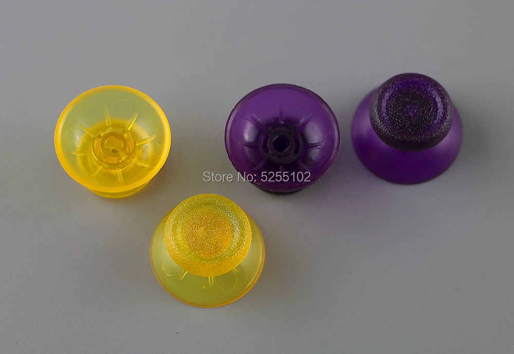 2 uds cubierta analógica palos de pulgar 3D Joystick transparente palancas de pulgares de seta cubierta de Joystick 3D de plástico analógico tapas transparentes para PS4 - imagen 5