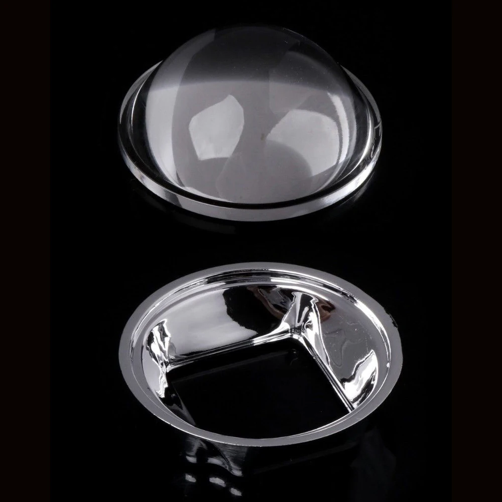 Lente reflectora de 44mm y 50mm, colimador de taza, soporte fijo, luz de alta calidad para 50W, 100W, COB LED - imagen 4