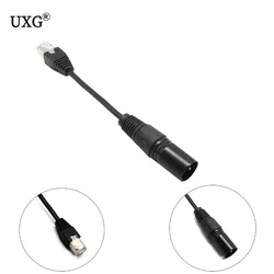 Malloom Adaptador RJ45 Macho a XLR 3 Pines 30cm