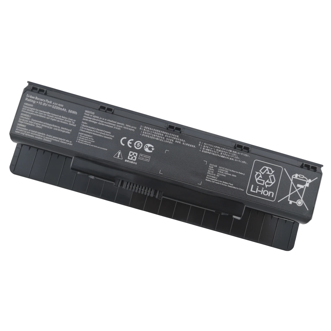 56WH batería del ordenador portátil para For Asus N56VZ N56VJ N56V N56D N56 N46 N46V N76 N76V B53A F55 F45A F45U A31-N56 A32-N56 A33-N56 Notebook