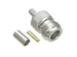 Conector N Hembra RF Coaxial Crimp para RG58 RG142 LMR195