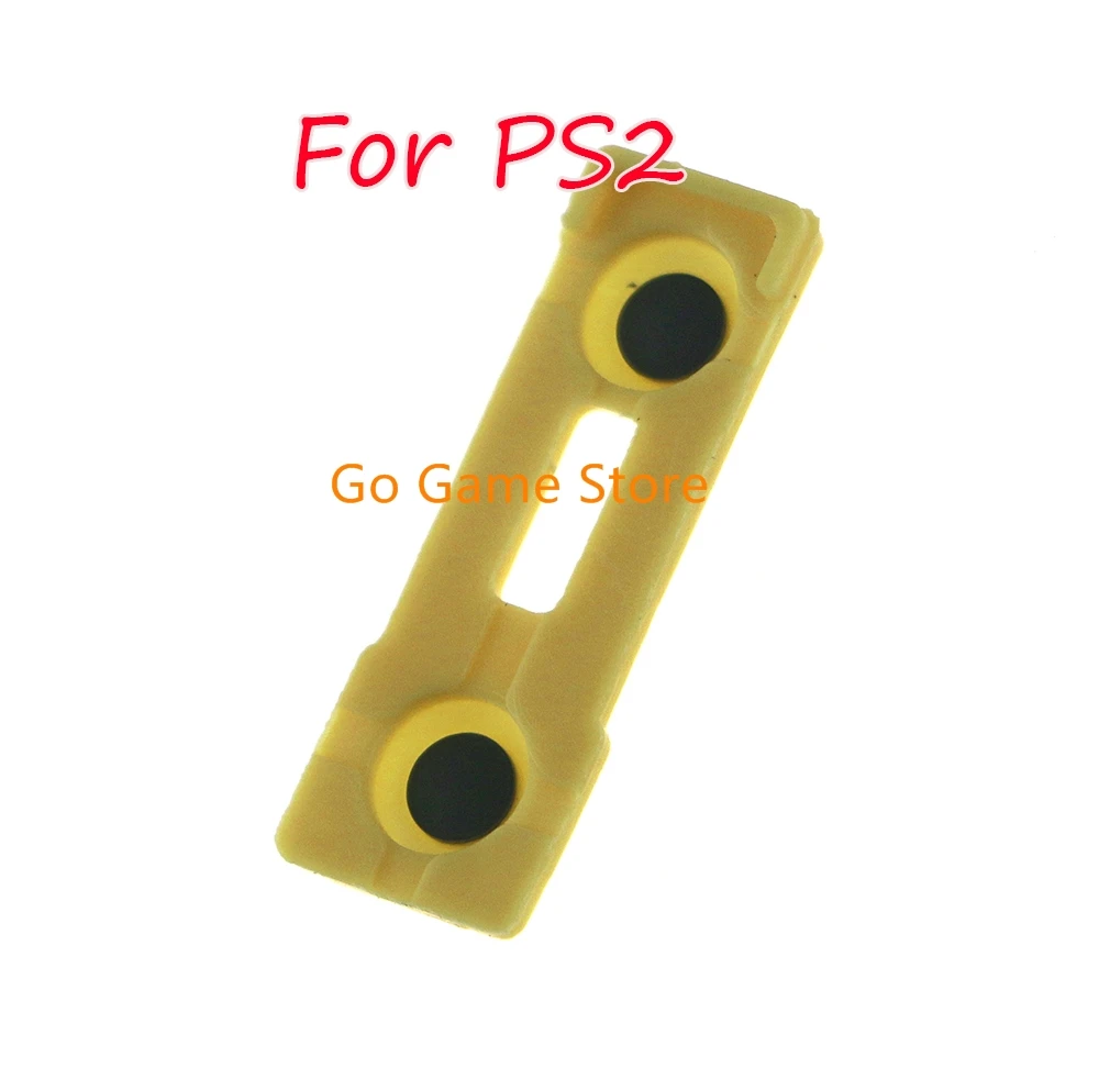 Para controlador PS2 botón L/R piezas de goma de silicona conductora para joystick joypad ps2