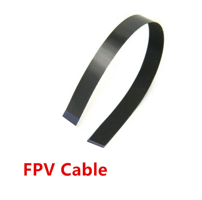 FPV HD Dual Up Angled 90 grados HD tipo A macho a macho HDTV FPC Cable plano para fotografía aérea multicóptero 10CM 50CM