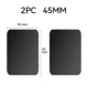 2PCS Black 65x45