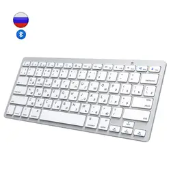 Teclado Inalámbrico Bluetooth Silencioso Ultradelgado iPad/iOS/Android