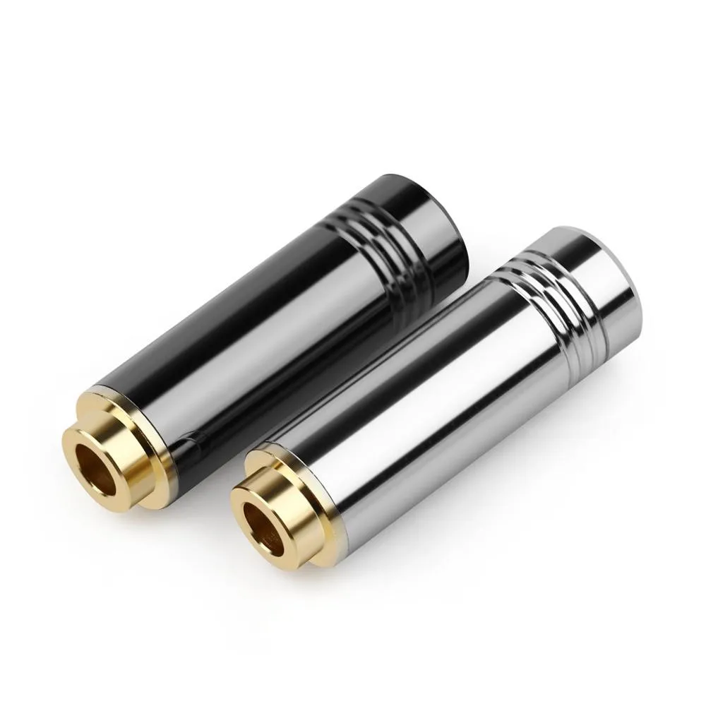 Conector Jack de Audio hembra de 5 polos, adaptador estéreo 4,4 de 4,4mm, conectores equilibrados chapados en oro y cobre, adaptadores para auriculares de soldadura Hifi - imagen 3