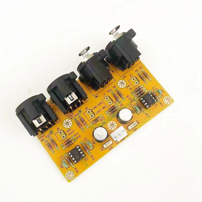 Placa amplificadora de potencia Hifi para el hogar, preamplificador de equilibrio de Audio desequilibrado a equilibrado a placa RCA a XLR desequilibrada