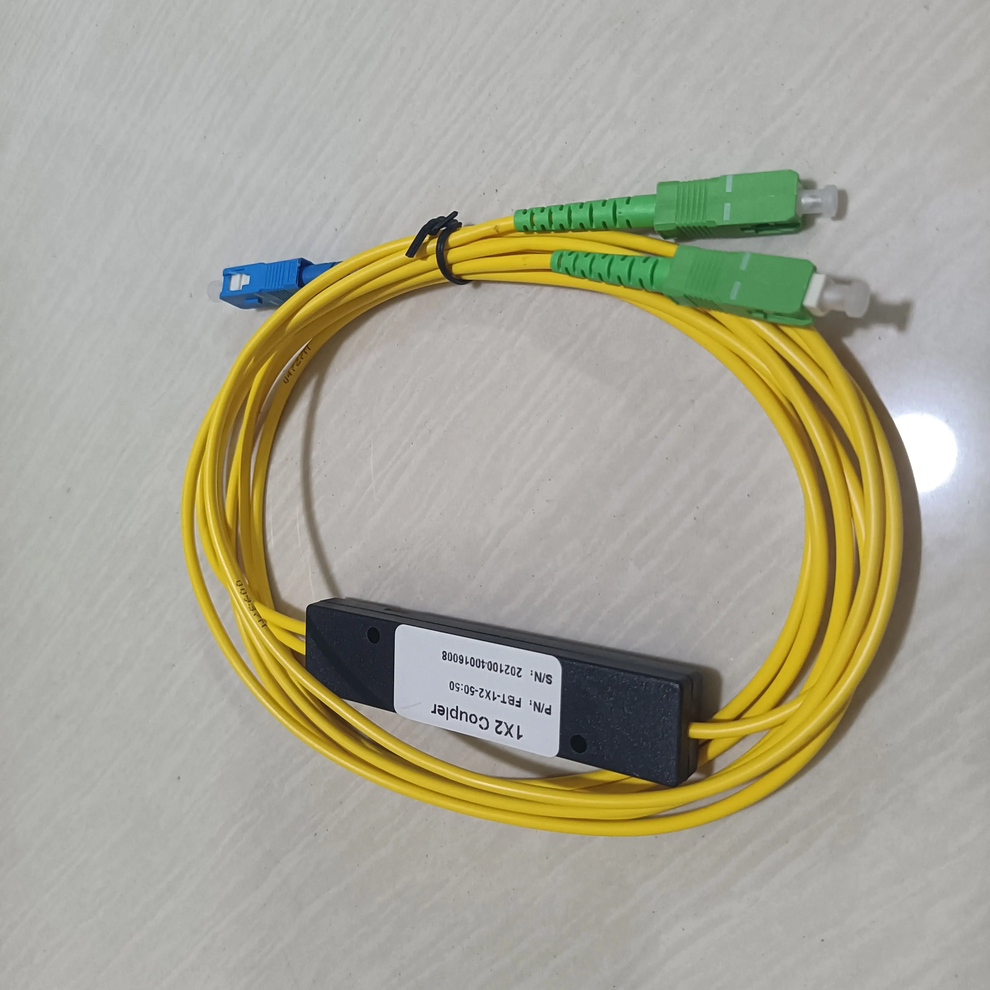10 unids/lote 1X2 SC/UPC-SC/APC PLC divisor de fibra óptica monomodo FTTH PLC Fabrica Esse caja divisora SM PLC 1x2 SC/UPC SC/APC - imagen 5