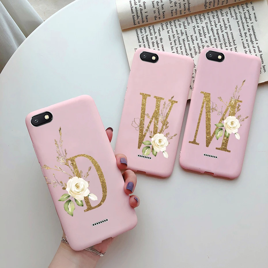 Funda de silicona para Xiaomi redmi 6 a6 6a, carcasa suave con letras bonitas, funda para teléfono - imagen 2