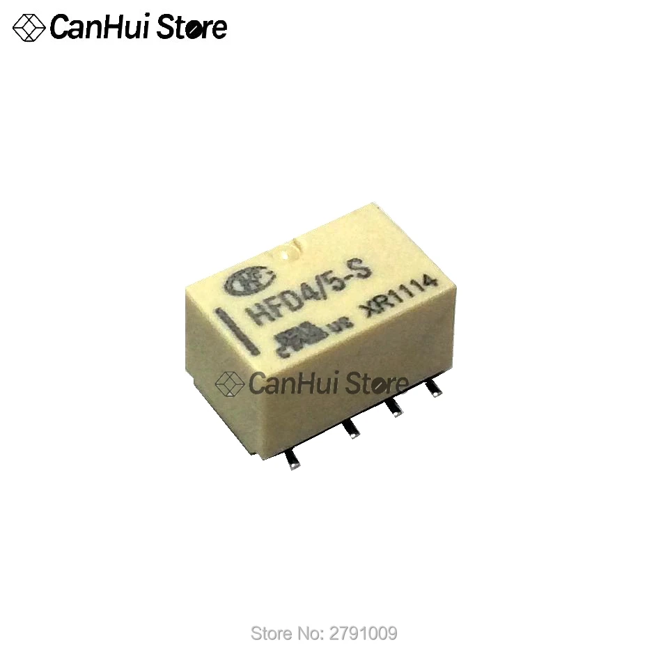 HongFa-relé de señal HFD4/3-S, HFD4/5-S, HFD4/12-S, HFD4/24-S, 3V,5V,12V,24V, 2A, 8 pines, dos grupos de conversión SMD SMT, 1 piezas - imagen 4