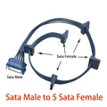 SATA Male to 5 Sata