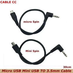 Cable Adaptador Micro USB a Jack 3,5mm – 90°