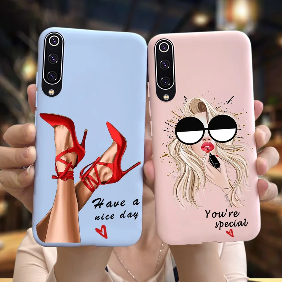 Funda de TPU con flores para Xiaomi Mi 9, funda de teléfono con margaritas para Xiaomi Mi 9 SE, Mi9 Lite Mi9Lite SE, parachoques protector suave - imagen 5