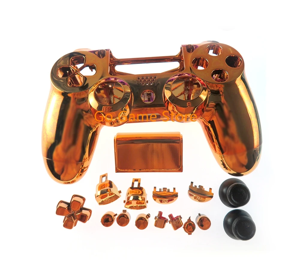 6 juegos para PS4 PRO 4,0 V2 JDS040 controlador carcasa cromada funda botón Mod Kit - imagen 3
