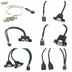 Cable PCB 9 Pines a Doble USB 30 cm