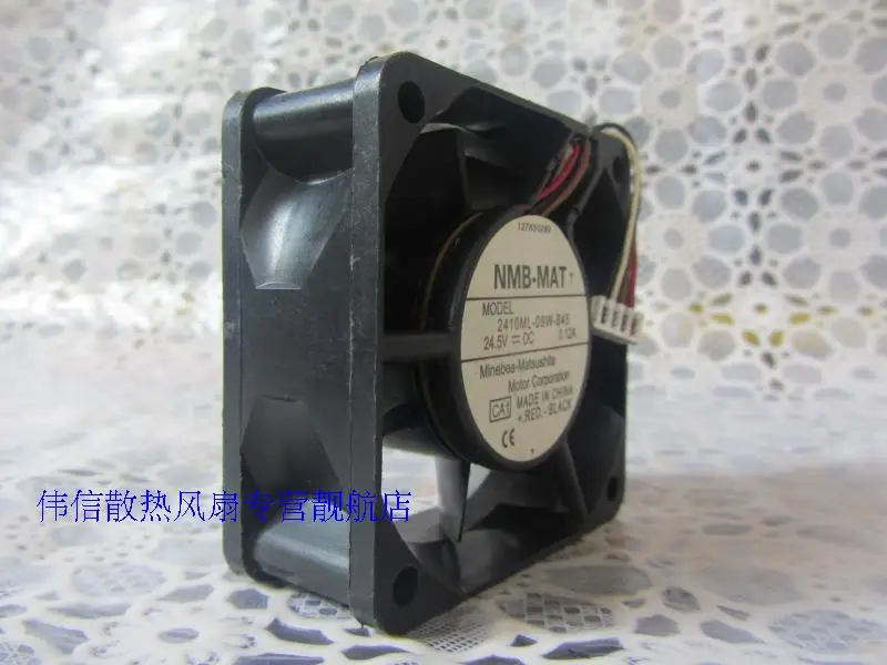 NMB 2410ML-09W-B45 6025 24,5 V 0.12A60*60*25mm ventilador de refrigeración - imagen 2