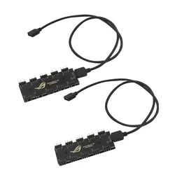 Hub RGB 5V/12V GIGABYTE, sincronizador SATA de 10 vías