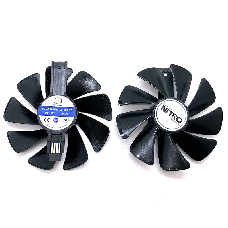 Ventilador de tarjeta gráfica de engranaje CF1015H12D, 95MM, reemplazo para Sapphire NITRO RX590 RX580 RX570 RX480 RX470 4N001-02-20G - imagen 5