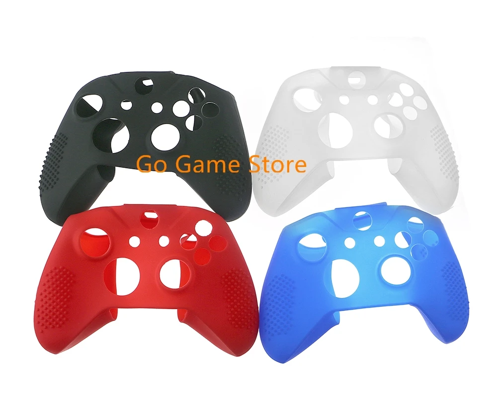 10 Uds funda de controlador funda protectora de silicona piel para controladores Xbox One S para Xbox One Slim S