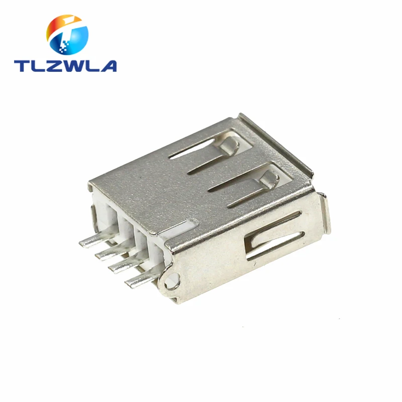 Línea de soldadura hembra tipo A, bloque de controlador USB hembra, cuerpo de inyección, interfaz USB, 15,0 MM, 10 unidades - imagen 3