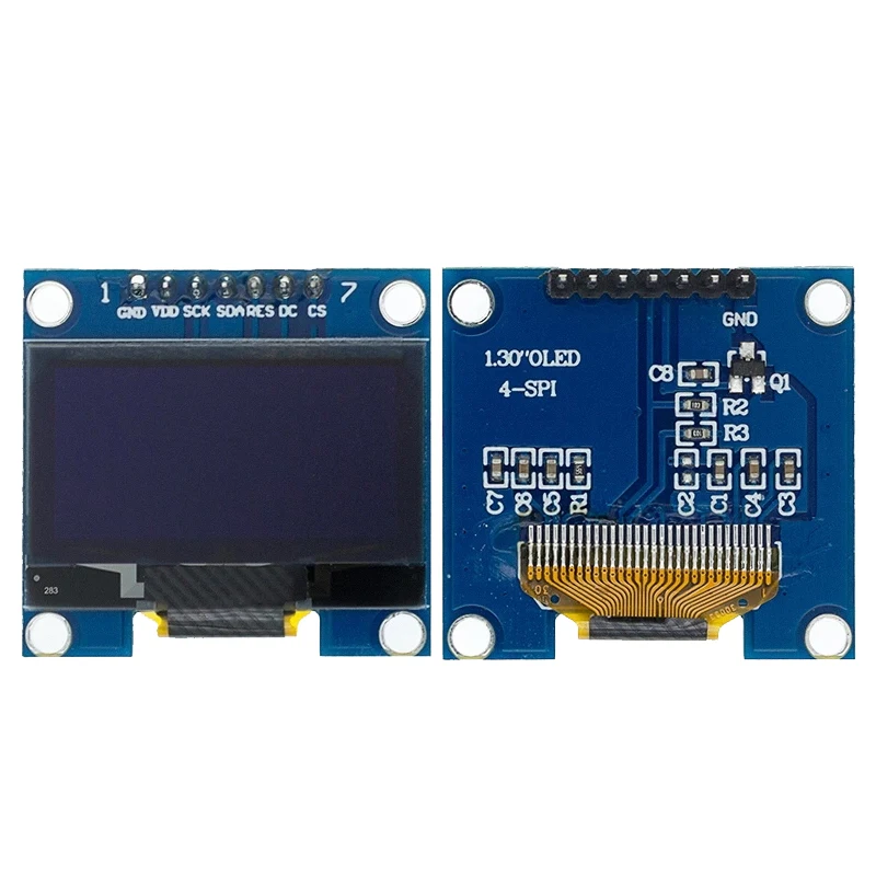 Módulo de pantalla OLED de 1,3 pulgadas, pantalla de 1,3 pulgadas, Color blanco/Azul, 128X64SPI/IIC I2C, módulo de comunicación de 1,3 pulgadas - imagen 3