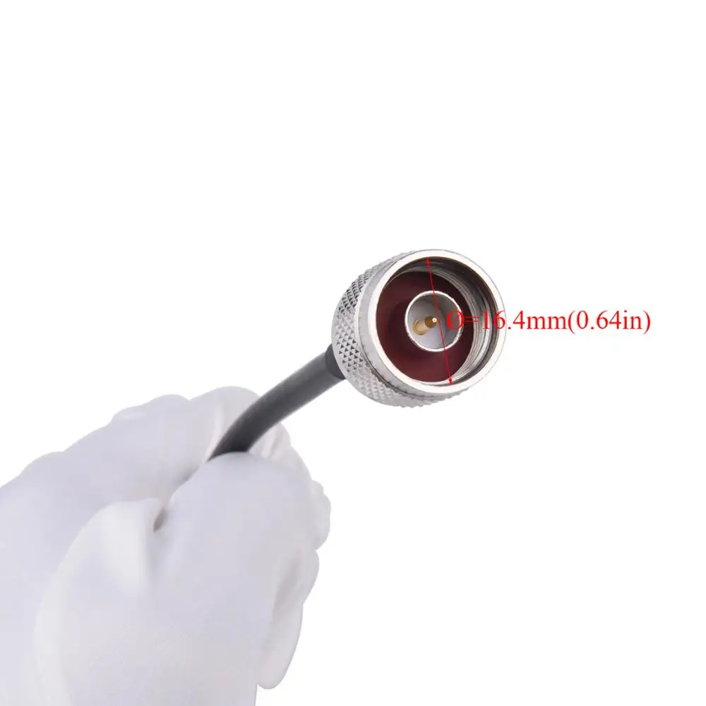 Cable Coaxial RF de baja pérdida RG58/50-3 de 1-5M, Cable de extensión SMA/N macho a macho para antenas celulares/WiFi y dispositivos de red inalámbricos - imagen 5