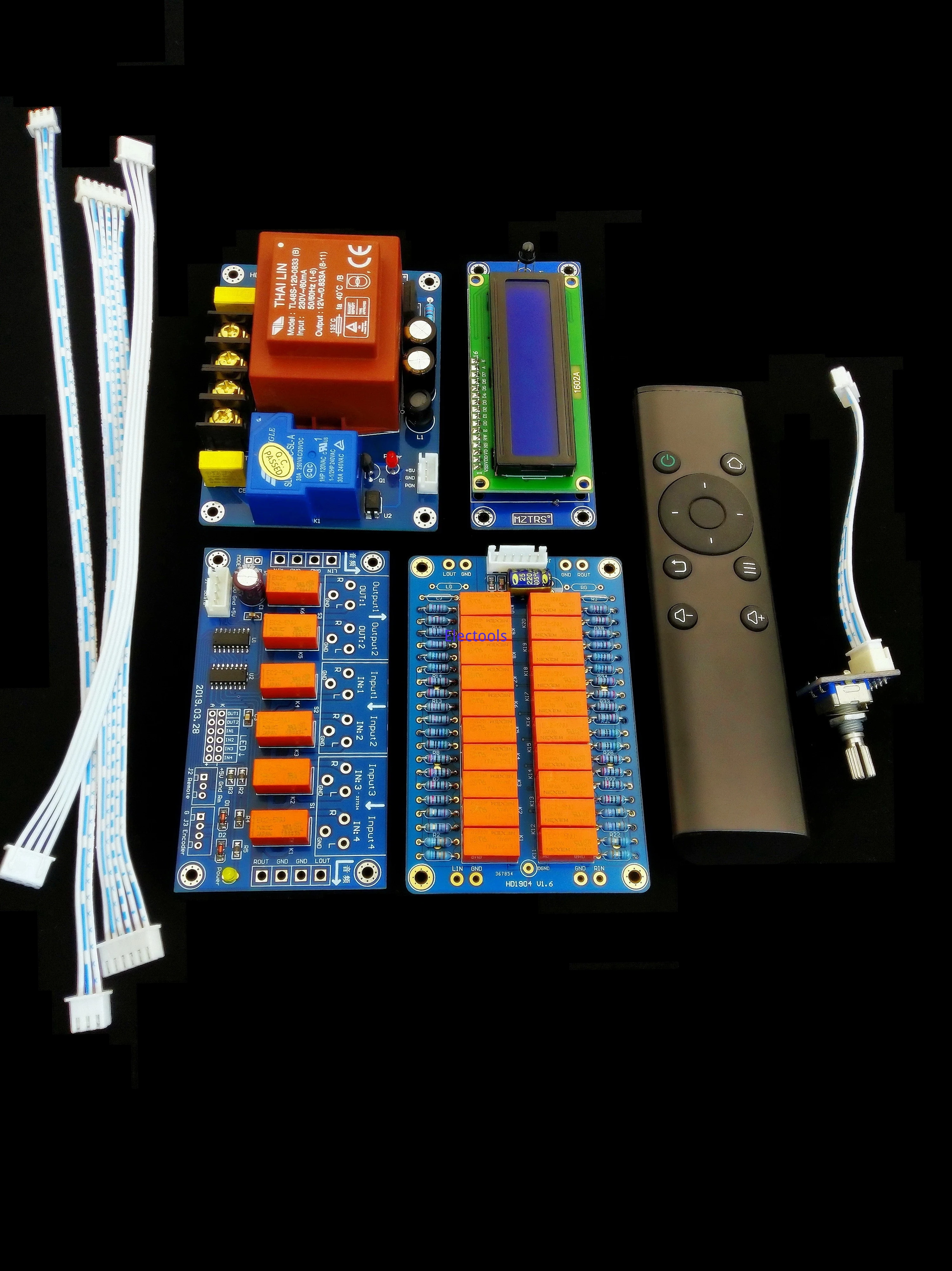 Potenciómetro de volumen relé de Control remoto Placa de Control de volumen inteligente HIFI aspiraciones de fiebre plástico conductor A-L-PS27 - imagen 2