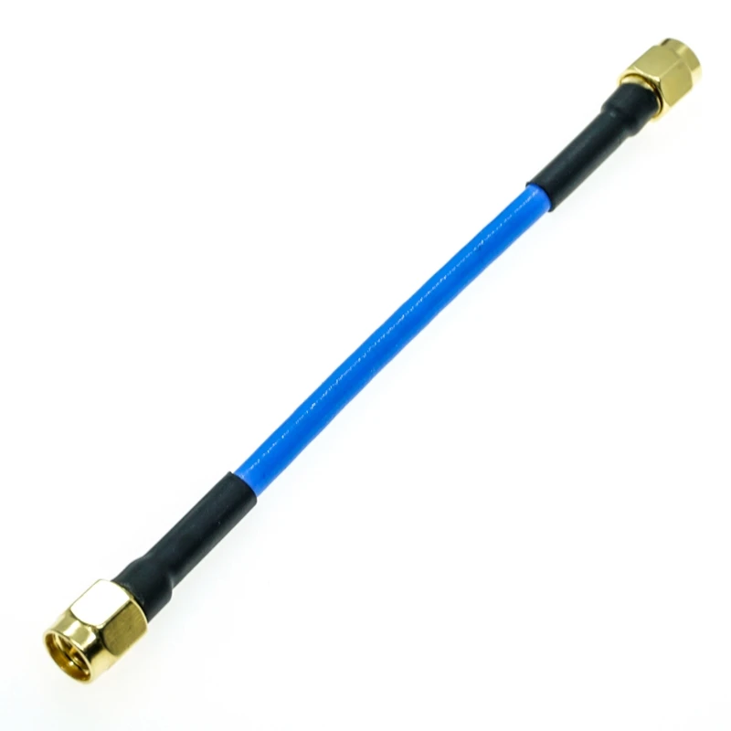 RPSMA macho a SMA conector macho RG402 RG-402 Cable Coaxial semiflexible 0.141 "50ohm azul - imagen 4