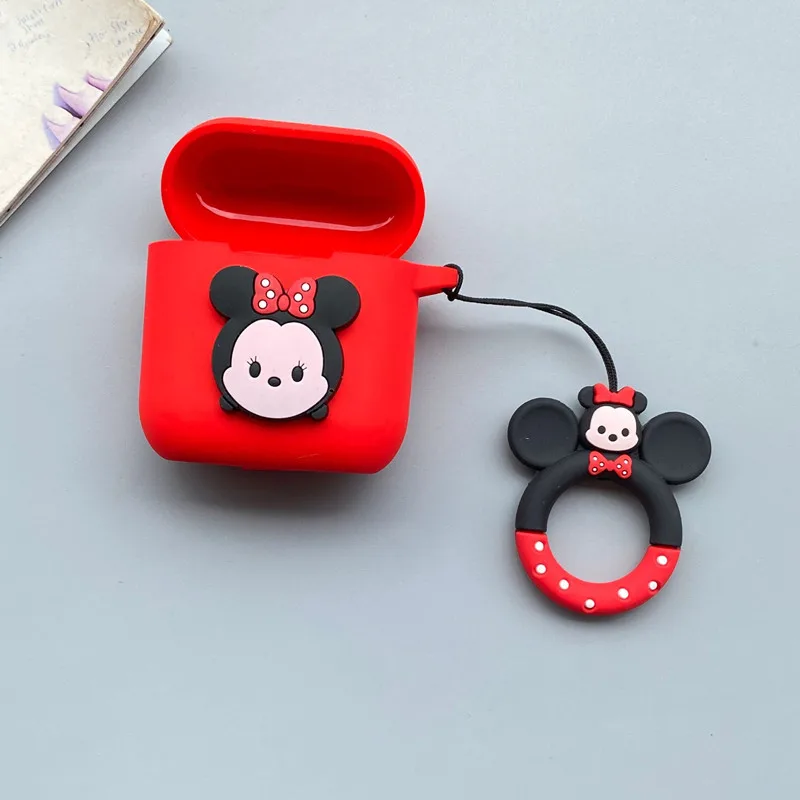 Funda para auriculares de dibujos animados de Disney Marvel para Xiaomi Redmi Buds 3, funda protectora de silicona para auriculares Bluetooth con cordón - imagen 3