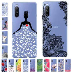 Funda de silicona para Sony Xperia 10 III, carcasa transparente de TPU con dibujos animados para Sony Xperia 1 5 III Ace II