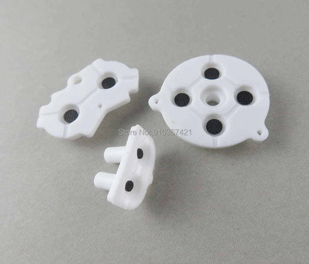 50 juegos de teclado conductor de silicona de goma colorida de repuesto para Nintend GameBoy Advance GBA botones conductores A-B d-pad - imagen 3