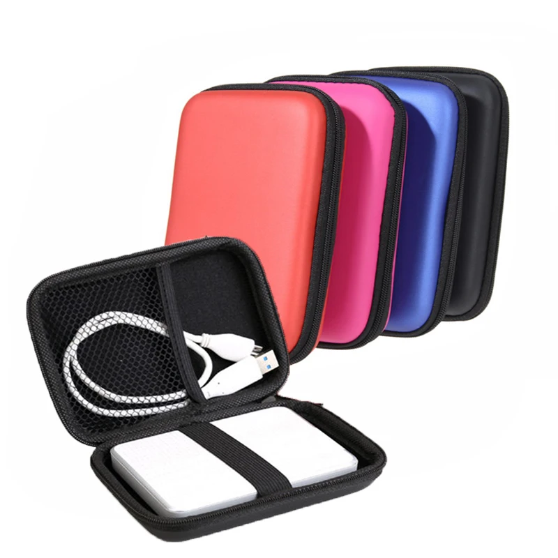 Bolsa de almacenamiento de disco duro HDD, funda de mano portátil de 2,5 pulgadas, USB externo, para PC, portátil, teléfono