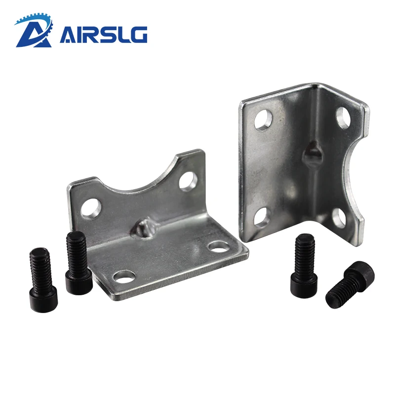 MDBB-base de montaje y fijación de cilindro MBB, varilla de cabeza de pie, brida lateral, soporte de pivote de doble abrazadera simple mb-f L D C B 03 04 05 - imagen 3