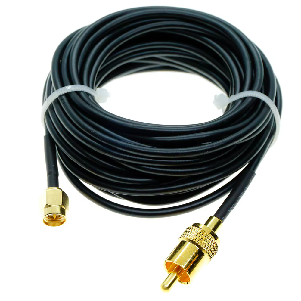 Cable SMA RCA Macho 50 Ohm RG174 Antena SDR - imagen 3