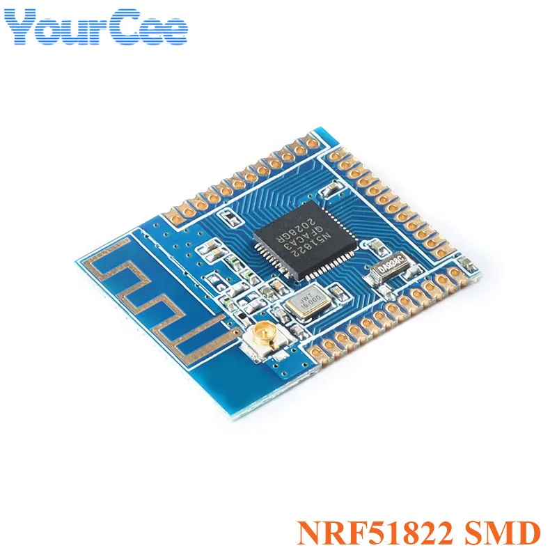 XL51822-D01 nRF51822QFAC 2,4G Ble 4,2 módulo inalámbrico Wifi de baja potencia SOC transmisión transparente compatible con Bluetooth - imagen 3
