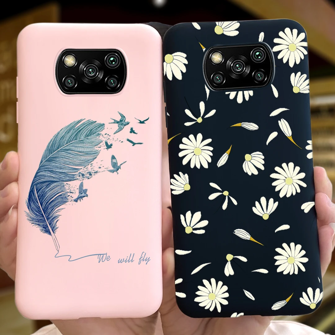 Para Xiaomi Poco X3 NFC funda de silicona TPU funda de teléfono para Xiaomi Poco X3 X 3 Pro M3 3X PocoX3 funda protectora trasera parachoques - imagen 2