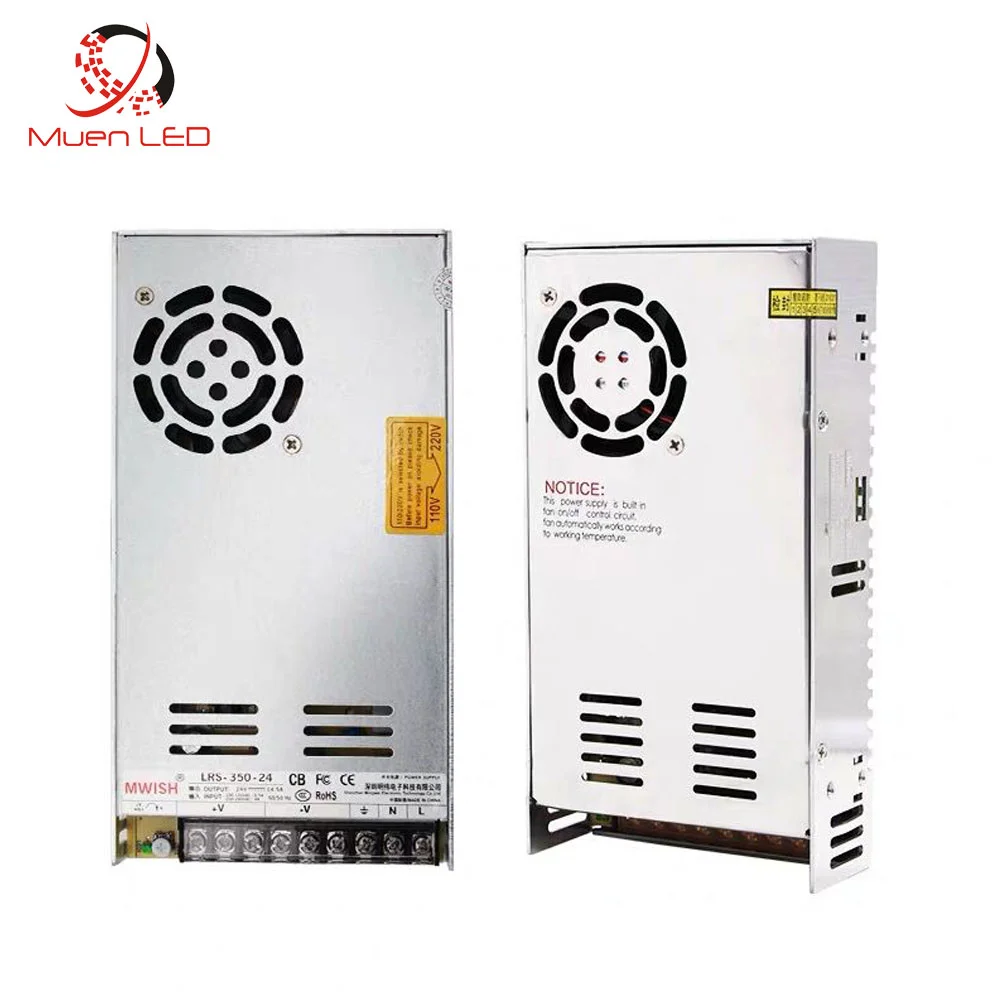 Fuente de alimentación conmutada LED MuenLed Mean Well, LRS-350-5, 5V60A, el mejor proveedor de pantalla LED - imagen 4