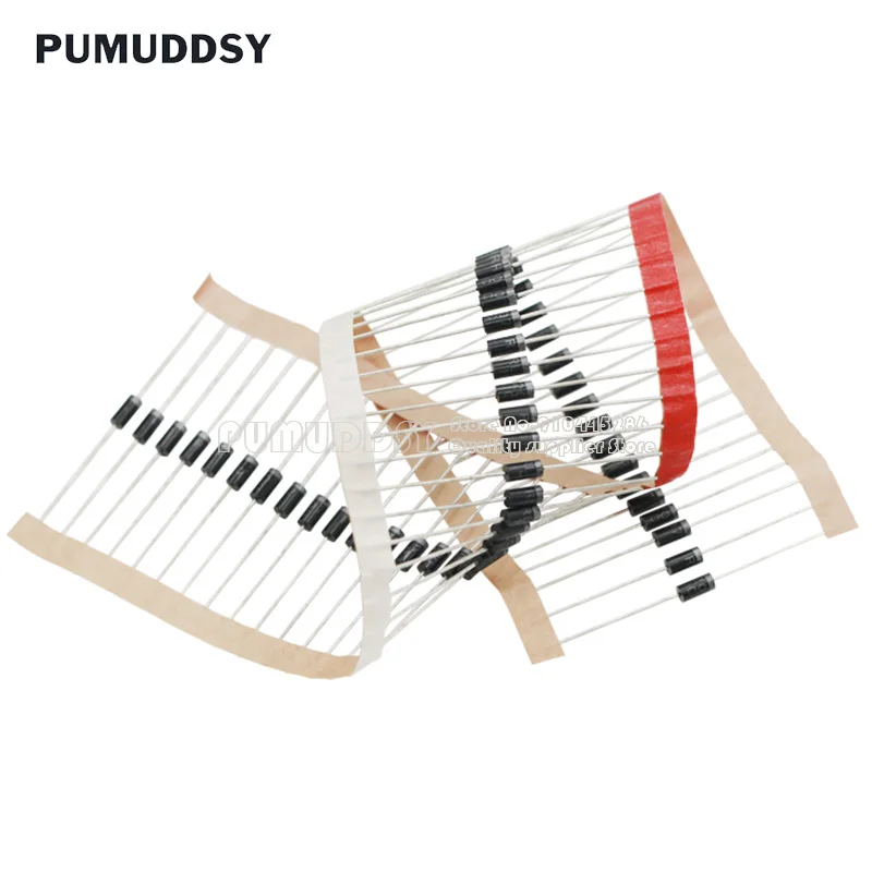 20 piezas diodo rectificador HER108 HER208 HER307 HER308 HER508 SF16 SF56 SF54 FR102 FR307 FR607 HER207 HER305 DO-27 - imagen 2